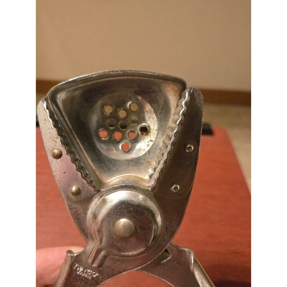 Vintage Nevco Japan Stainless Steel Handheld Lemon Squeezer Citrus Juicer